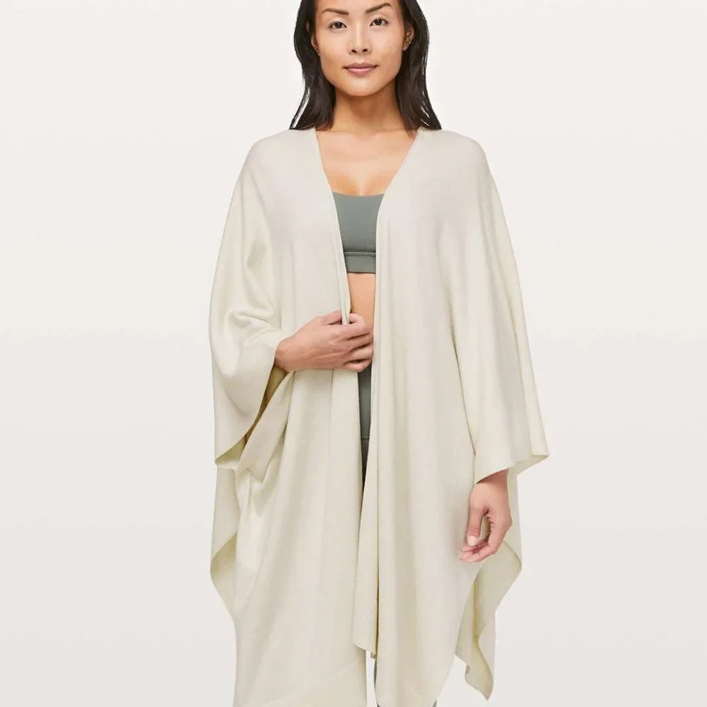 Lululemon Free To Coast Wrap Shawl Poncho OS